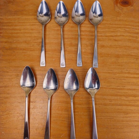 Vintage Eastern Airlines In-Flight Flatware, 8 Spoons - Picture 1 of 5